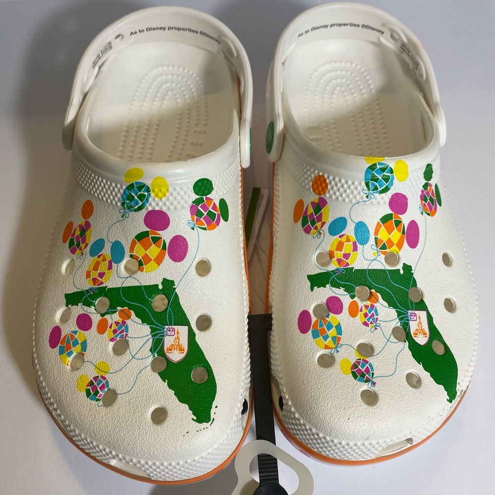 Walt Disney World Vault Crocs Florida Mickey balloons M4/W6